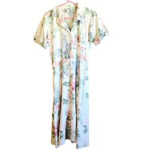 Bedford fair floral modest midi dress size 6